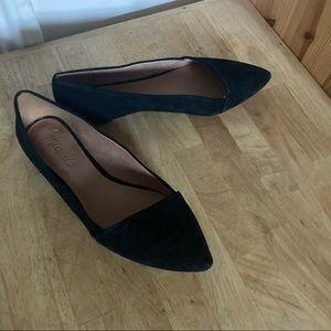 Madewell Black Suede Flats